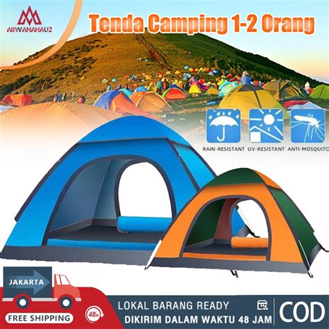 Jual Tenda Camping Gunung Mendaki Army Dome 1 3 Orang Dengan Alas Tenda