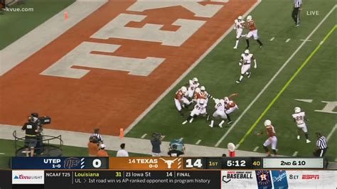 Texas Longhorns score: Check out the latest score and highlights | kvue.com