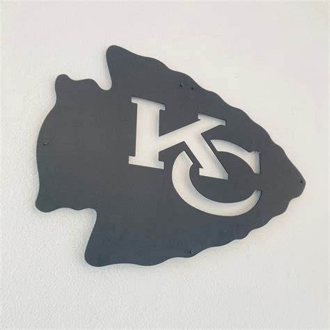 Kansas City Chiefs Metal Wall Art Kansas City Chiefs Wall Sign