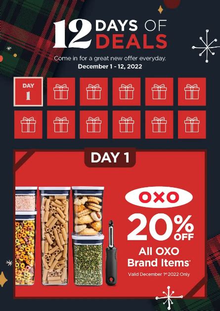 Kitchen Stuff Plus Canada 12 Days Of Daily Deals 20 Off All Oxo Brand