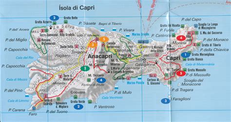 Capri Map Freytag And Berndt Maps Books Travel Guides