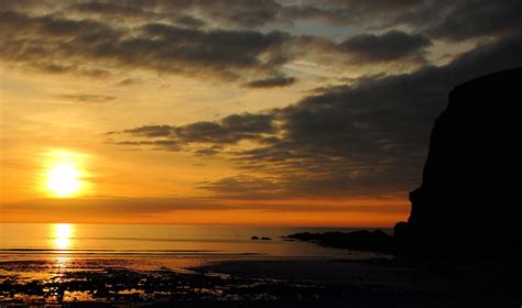 Crackington Haven Beach, located in beatifully sunny Cornwall