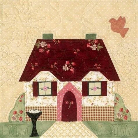 Pin By Louise Redeen On Patchwork House Quilt Block House Quilts