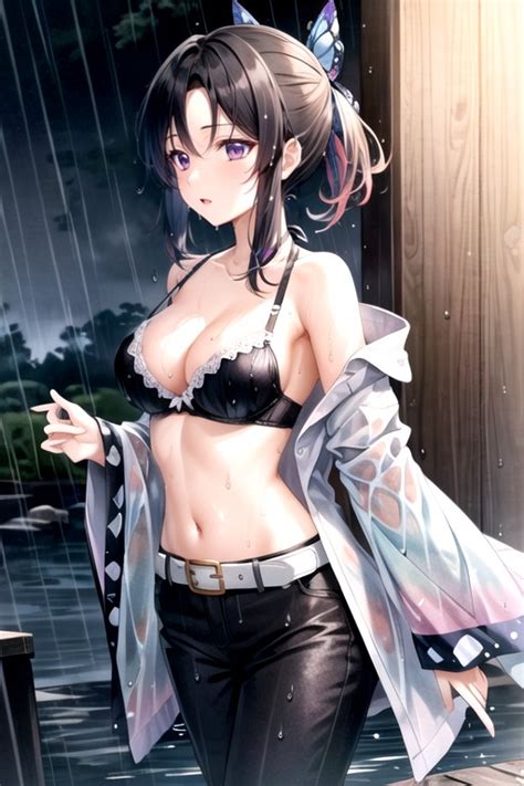 Wet Clothes Small Ass Kochou Shinobu Demon Slayer AI Porn