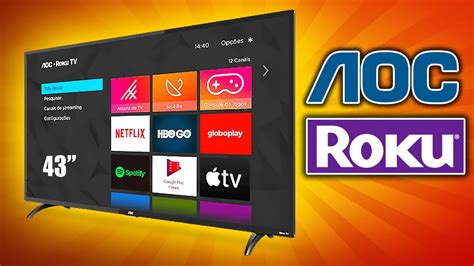 Aoc Televisão É Boa - AOC Roku TV 43'': A Melhor Smart TV Boa e Barata Atualmente! (Unboxing ...