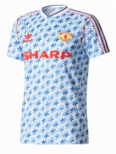 Manchester United Retro Kit 90 92 Away Retro Football Shirts