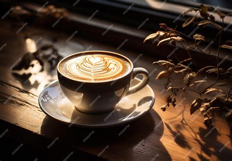 Premium AI Image | realistic coffee cup on aesthetic background