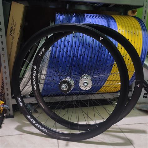 Jual Wheelset Fixie Fixed Gear Sepasang Velg C Doltrap Velg