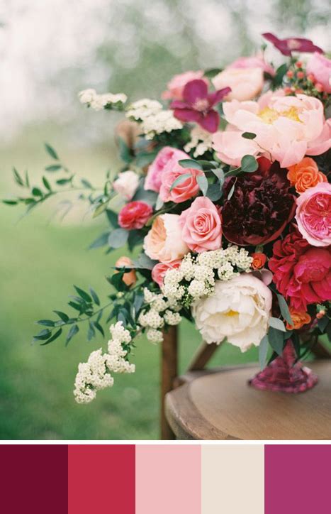 Burgundy Wedding Color Palettes