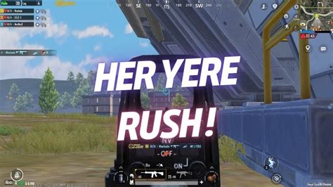 HER YERE RUSH PUBG MOBİLE GAMEPLAY YouTube