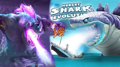 Behemoth Kaiju Beast Vs Sharkjira Black Hungry Shark Evolution