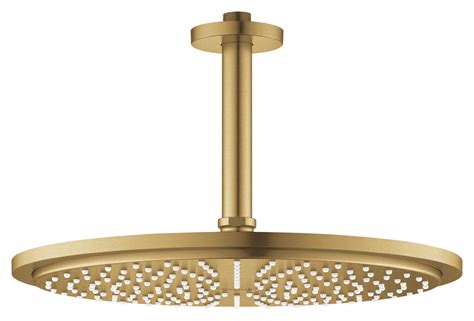 Grohe Ensemble de douche de tête et de bras plafonnier 26067GN0