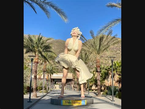 Marilyn Monroe Statue Going Red In Palm Springs | Palm Desert, CA Patch