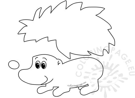 !!LINK!! Hedgehog Craft Template