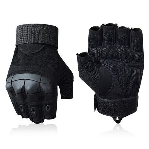 Fingerless Gloves Hard Knuckle Paintball Airsoft Hunting | PCP Mart