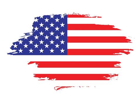 Grunge effect USA flag design 16128346 Vector Art at Vecteezy