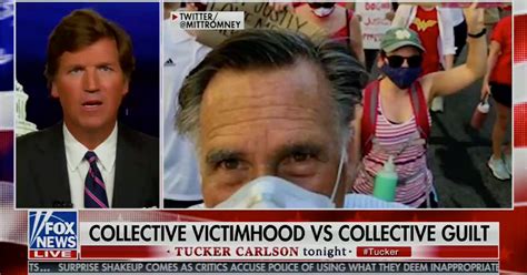 Tucker Carlson Goes After Mitt Romney for Joining Protest