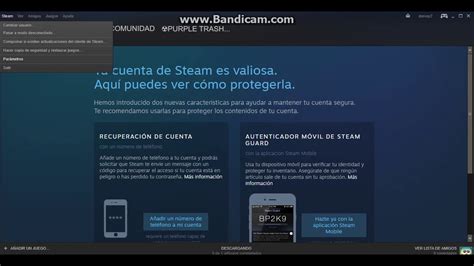 Como Cambiar El Idioma De Steam 2017 Youtube