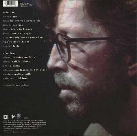 Пластинка Unplugged Clapton Eric. Купить Unplugged Clapton Eric по цене 4000 руб.