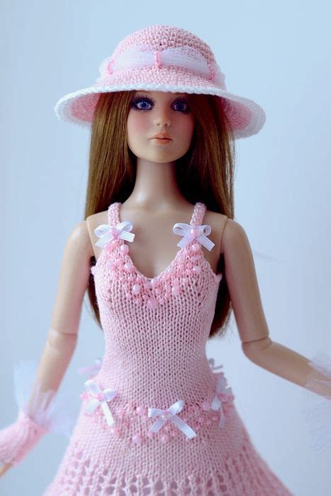 Venta Vestidos Para Mu Ecas Barbie Tejidos A Crochet En Stock