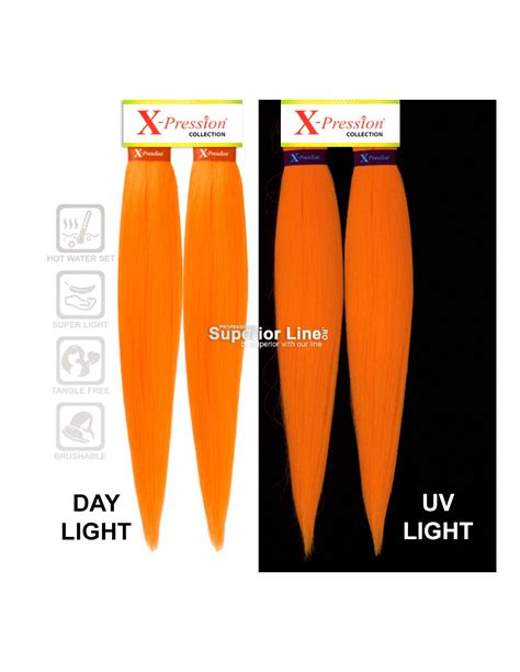 2x X Pression Ultraviolet Pre Streched Color