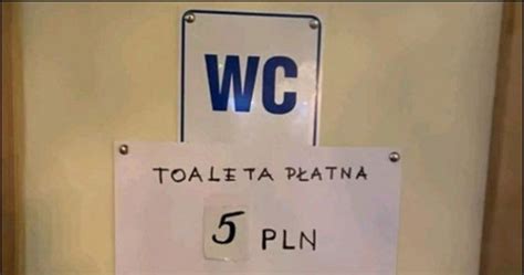 WC Toaleta płatna 5 pln także dla klientów Janusz Alfa memy gify i