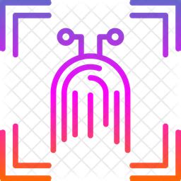 Biometric Icon - Download in Gradient Style