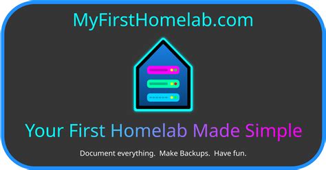 My First Homelab