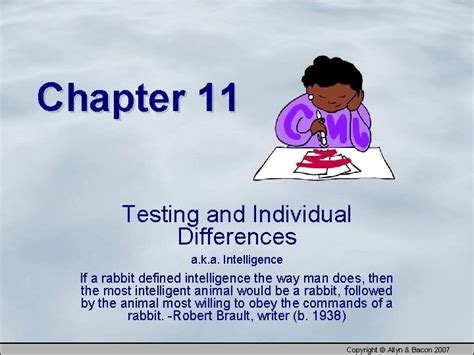 Chapter Testing And Individual Differences A K