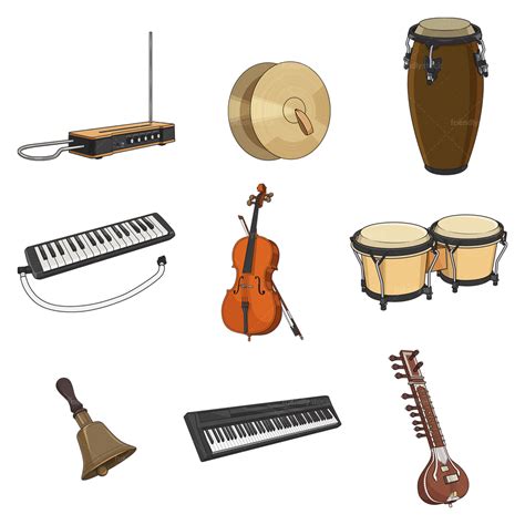 Band Instruments Clip Art