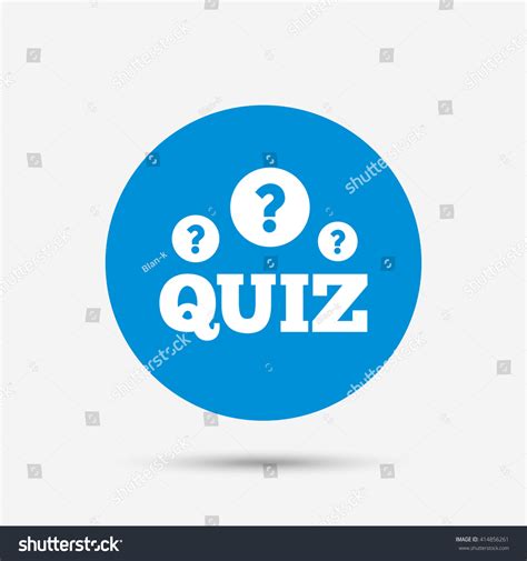 Quiz Question Marks Sign Icon Questions Stock Vector Royalty Free