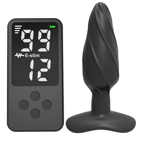 Wireless Remote Control Electric Shock Anal Plug Sq Chastitygo