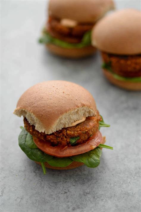 Vegan Black Bean And Sweet Potato Burgers Delish Knowledge