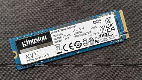 Kingston NV1 NVMe SSD 500GB Review TRIVIDI DIGITAL