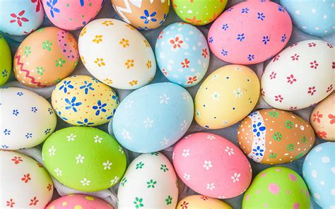 Easter Eggs Pink Green Egg Texture Easter Skin White HD