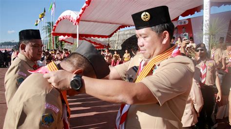 Hadiri Peringatan Hari Pramuka Ke Wagub Kandouw Ingatkan Soal