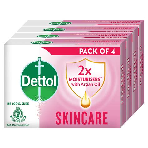 Buy Dettol Skincare Germ Protection Bathing Soap Bar 125gm Pack Of 4 Online At Low Prices In