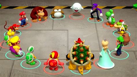 Super Mario Party Superstars Minigame Battle Mario Vs Yoshi Vs Wario