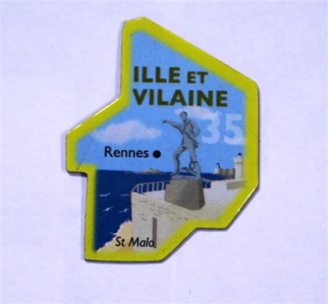 MAGNET LE GAULOIS Carte De France Ille Et Vilaine 35 EUR 1 20 PicClick FR