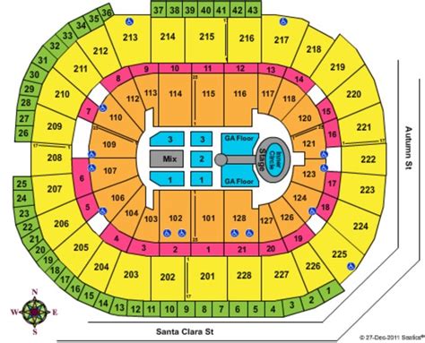 Sap Center Tickets In San Jose California Sap Center Seating Charts