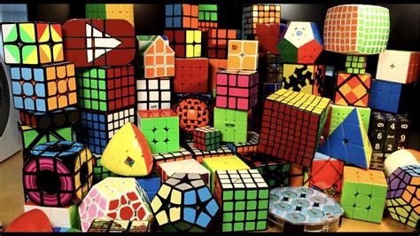 New My Entire Rubiks Cube Collection 190 Puzzles Youtube