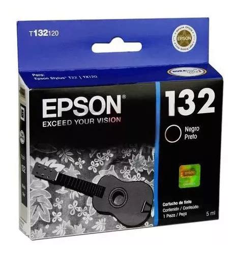 Kit De 3 Cartuchos Epson 132 Original 5ml T22 Tx120 Tx130 Meses Sin