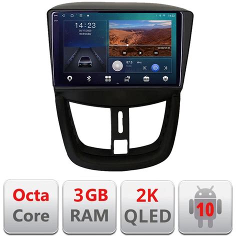 Navigatie Dedicata Peugeot B Pe Android Ecran K Qled Octa Core