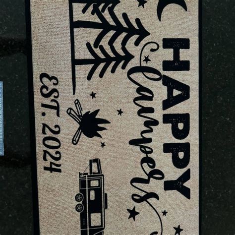 Making Memories One Campsite Outdoor Doormat For Camper Rv Camping