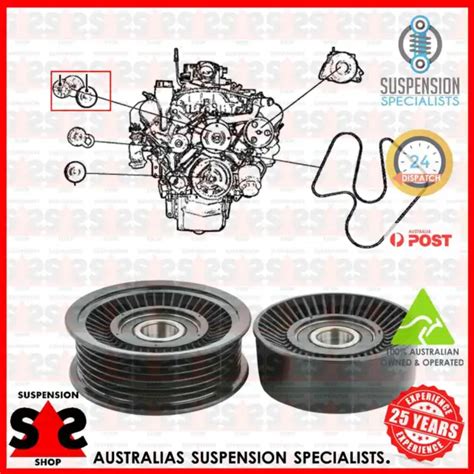 Tensioner Pulley V Ribbed Belt Suit Jeep Grand Cherokee 47 V8 4x4 Grand Eur 4340 Picclick Fr