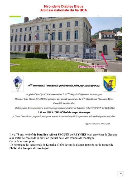 FRESM INFOS N 10 Du 8 Mai 2022 By FEDERATION SOLDATS De MONTAGNE Issuu