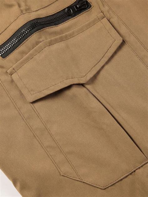 Manfinity Legnd Hombres Pantalones Cargo Con Bolsillo Lateral Con