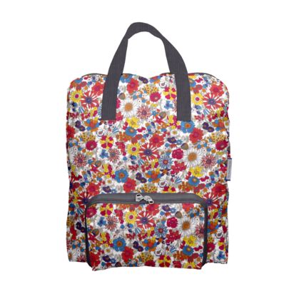 Sac Dos Pliable Gaby Tutti Fleuri Papa Pique Et Maman Coud