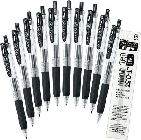 Amazon Zebra Sarasa Clip Mm Black Jj Bk Pens Per Pack