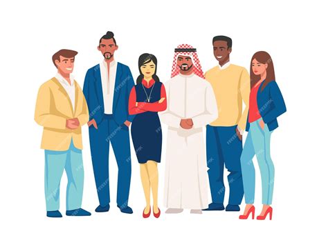 Diverse Business People Vector